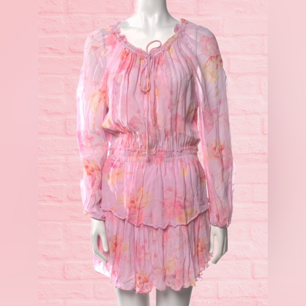 LoveshackFancy popover dress in pink - Picture 5 of 6